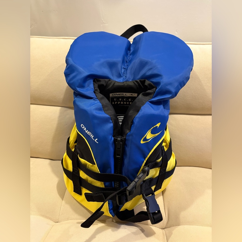 O'Neill infant superlite USCG approved life vest life jacket EUC 0-30lbs - Picture 4 of 7